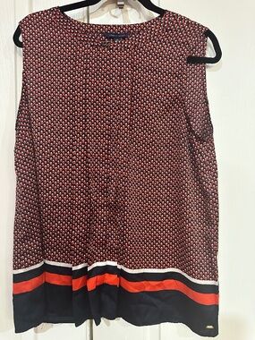Tommy Hilfiger Women’s sleeveless blouse size XL